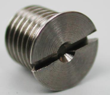 Preview: Zündlocheinsatz M8x1,0mm aus Edelstahl mit konischem  9,6 mm Rand