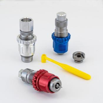 Preview: .38 spez. / .357 Mag.  LEE Breech Lock Hartmetall Matrizensatz, 3 teilig