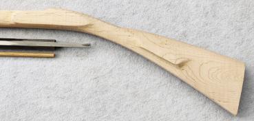 Preview: Bausatz Lehigh Longrifle, CM 4 Vollschaft, Premium .45 Rice Lauf , Chambers Siler