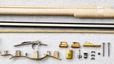 Preview: Bausatz Lehigh Longrifle, CM 4 Vollschaft, Premium .45 Rice Lauf , Chambers Siler