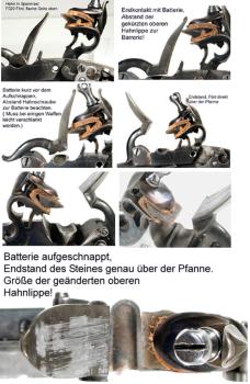 Mortimer Steinschloss Gewehr, Problembehebung