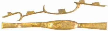 Preview: Abzugsbügel, Bivins groß, Bronze,