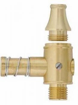 Ventil für Pulverflasche MIT Füllstutzen