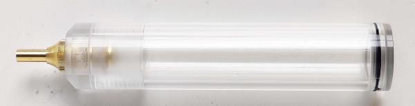 Sicherheits-Zündkrautspender aus Lexan, Füllmenge ca. 200 Grain