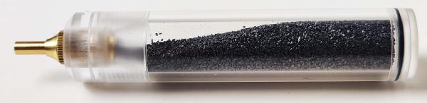 Sicherheits-Zündkrautspender aus Lexan, Füllmenge ca. 200 Grain