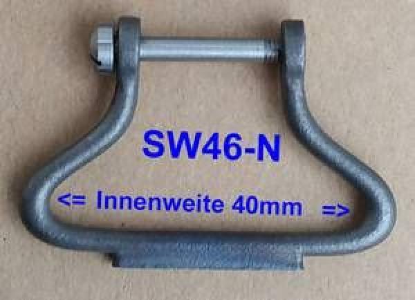 Riemenbügel schmal, 40mm Innenweite,